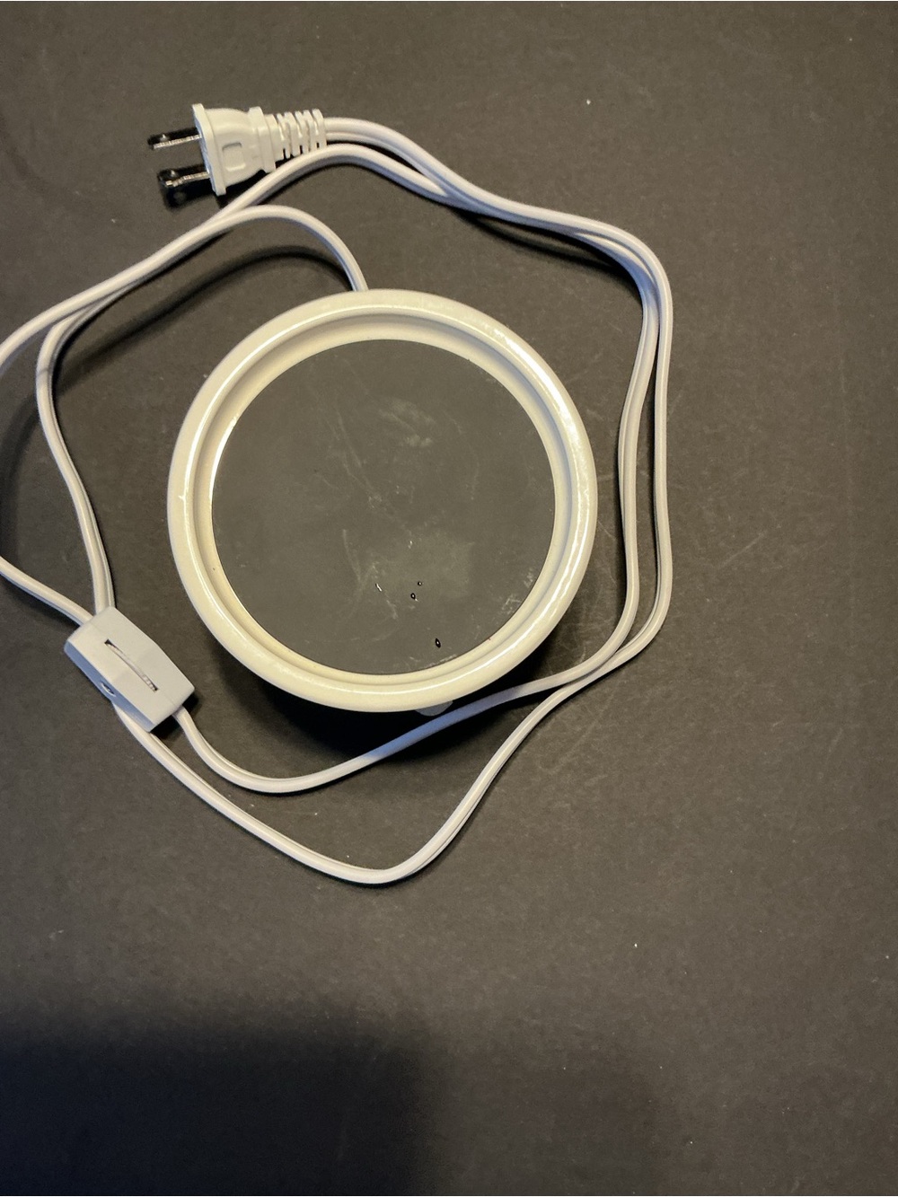 White Electric Plug-In LED Vanity Mirror Light